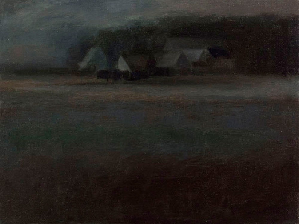 herinnerd landschap (3) | 2014 | olieverf/linnen | 40 x 30 cm